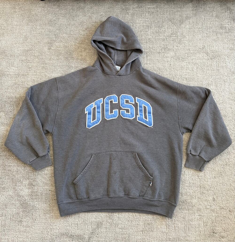 Russell Athletic UCSD Tritons Hoodie - Heather Gray - Size XXL